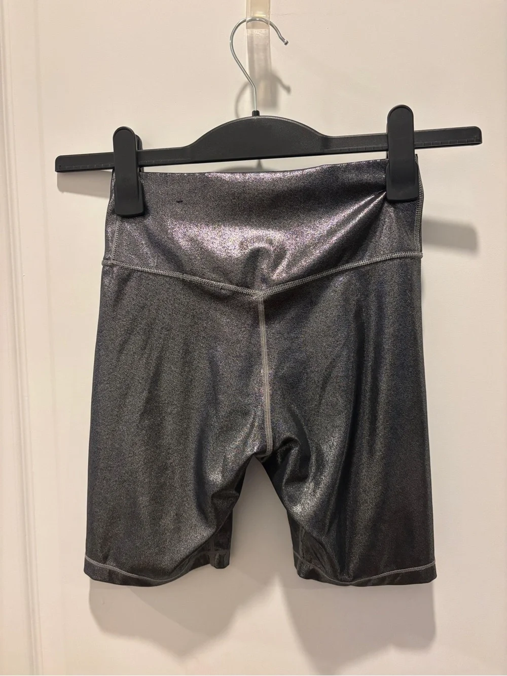 Nike Women’s Shimmery Charcoal High-Waist Bike Shorts